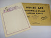 White Ace 10 Blank Border Pages for Queen Elizabeth II Coronation Stamps NOS