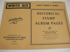 White Ace 1982 United States Commemorative Plate Number Blocks Simplified Supplement  PB-34s