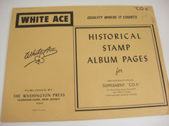White Ace 1983 US Commemorative Copyright Singles Supplement CO-6 NOS