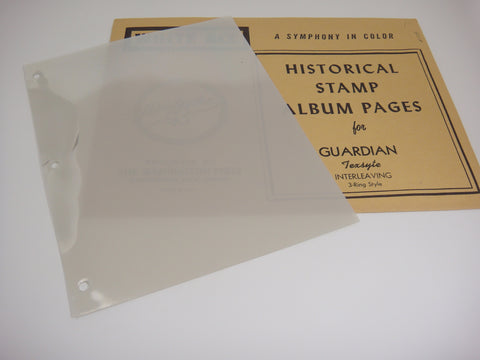 White Ace Guardian Texsyte Acetate Interleaving 14 Sheets NOS