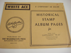 White Ace 1969 US Commemorative Plate Blocks of 4 Complete Supplement PB-21