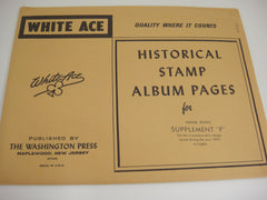 White Ace 1977 United States Commemorative Singles Stamp Supplement F NOS