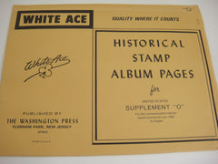 White Ace 1986 United States Commemorative Singles Stamp Supplement O NOS