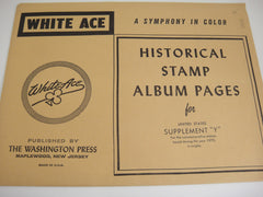 White Ace 1970 United States Commemorative Singles Stamp Supplement Y NOS