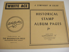 White Ace 1965 United States Commemorative Singles Supplement T NOS