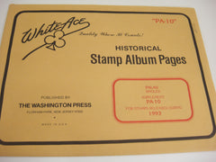 White Ace 1993 Palau Stamp Singles Supplement PA-10  NOS
