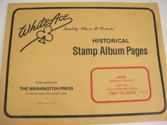 White Ace 1987-1988 Japan Stamp Singles Album Part 6 NOS