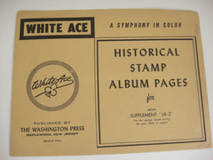 White Ace 1965 Japan Stamp Singles Album Supplement JA-3 NOS