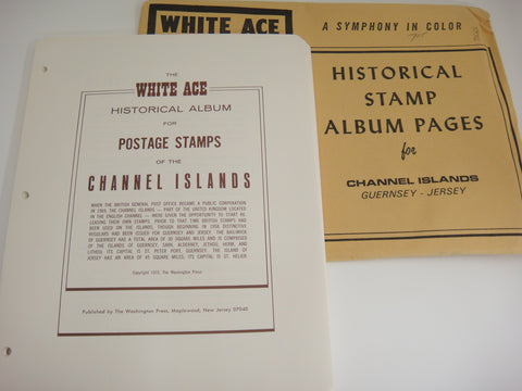White Ace 1969-1975 Channel Islands Stamp Album Guernsey Jersey
