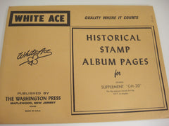 White Ace 1977 Ghana Stamp Singles Album Supplement GH-20 NOS