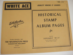 White Ace 1982 Ireland Singles Stamp Album Supplement IRE-25 NOS