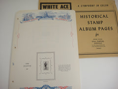 White Ace 1964 Dual Purpose Annuals Album Supplement for US Stamps & FDCs NOS