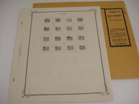 Scott 1981 France Specialty Stamp Album Supplement 16 310S081