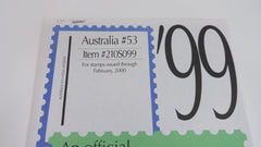 Scott 1999 Australia Specialty Stamp Supplement 53 210S099