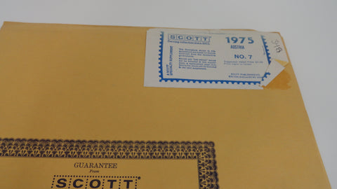 Scott 1975 Austria Specialty Stamp Supplement 7 300S075 NOS