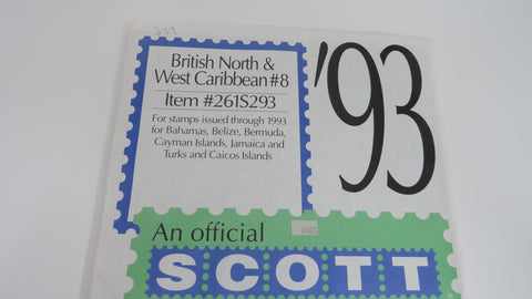 Scott 1993 British North & West Caribbean Specialty Supplement 8 261S293