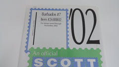 Scott 2002 Barbados Specialty Stamp Album Supplement 7 261BB02