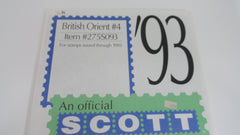 Scott Specialty Supplement 4 British Orient 1993 275S093