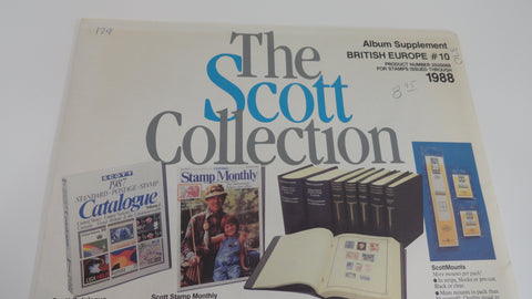 Scott 1988 British Europe Specialty Stamp Supplement 10 1203S088