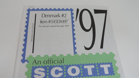 Scott 1997 Denmark Specialty Stamp Album Supplement 2 345DM97