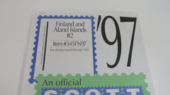 Scott 1997 Finland and Aland Islands Specialty Supplement 2 345FN97