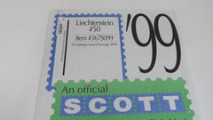 Scott 1999 Liechtenstein Specialty Stamp Supplement 50 367S099