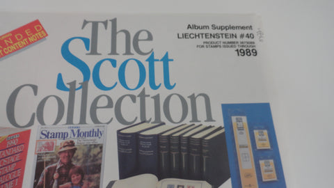 Scott 1989 Liechtenstein Specialty Stamp Supplement 40 367S089