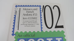 Scott 2002 Monaco and French Andorra Specialty Supplement 53 333S002