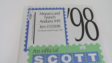 Scott 1998 Monaco and French Andorra Specialty Supplement 49 333S098