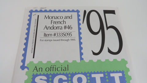 Scott 1995 Monaco and French Andorra Specialty Supplement 46 333S095