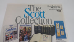 Scott 1986 Mexico Specialty Stamp Album Supplement 38 430S086 NOS
