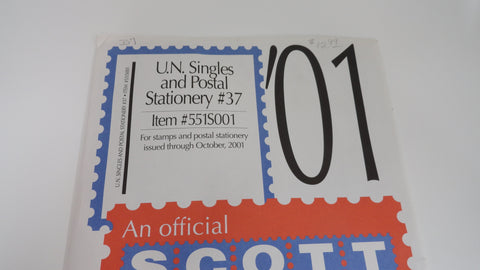 Scott 2001 UN Singles and Postal Stationery Supplement 37 United Nations 551S001