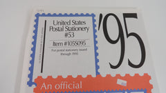 Scott 1995 United States Postal Stationery Stamp Supplement 53 105S095