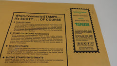 Scott 1982 Minuteman Stamp Supplement 14 United States 180S082 NOS