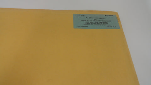 Scott U.S. Administration Stamp Supplement 19 United States 1968