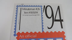 Scott 1994 US Minuteman Stamp Supplement 26 United States 180S094