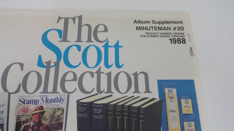 Scott 1988 US Minuteman Stamp Supplement 20 United States 180S088