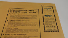 Scott 1981 US & UN Minuteman Stamp Supplement 13 United States 180S081