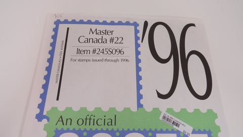 Scott 1996 Master Canada Stamp Album Supplement 22 245S096