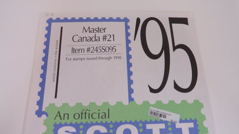 Scott 1995 Master Canada Stamp Album Supplement 21 245S095