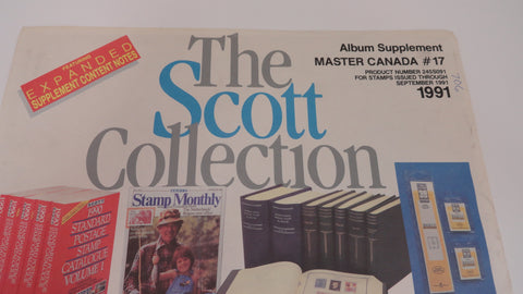 Scott 1991 Master Canada Stamp Album Supplement 17 245S091