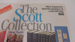 Scott 1990 Master Canada Stamp Album Supplement 16 245S090