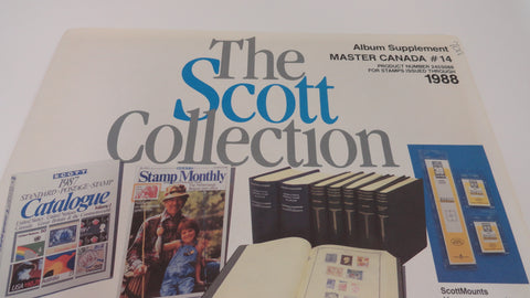 Scott 1988 Master Canada Stamp Album Supplement 14 245S088