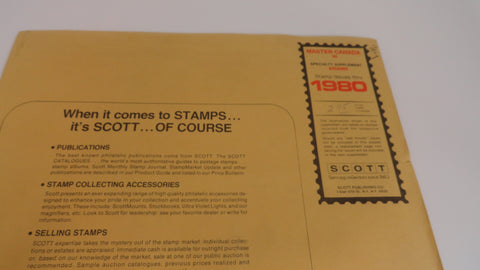 Scott 1980 Master Canada Stamp Album Supplement 6 245S080 NOS