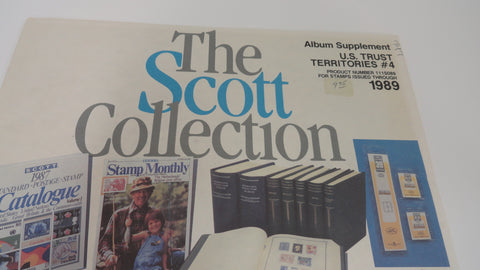 Scott 1989 US Trust Territories Stamp Supplement 4 United States 111S089 NOS
