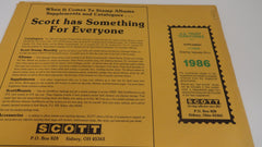 Scott 1986 US Trust Territories Stamp Supplement 1 United States 111S086 NOS