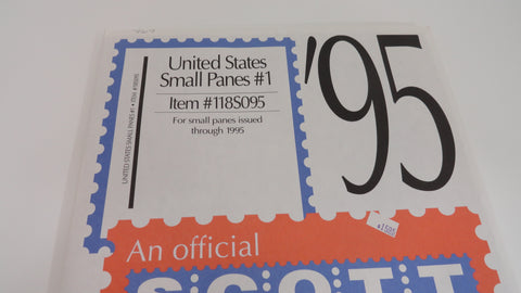Scott 1995 Small Panes Stamp Supplement 1 United States 118S095 NOS