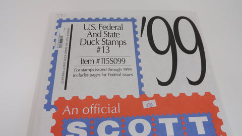 Scott 1999 US Federal & State Duck Stamps Supplement 13 United States 115S099