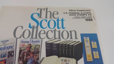 Scott 1988 Federal & State Duck Stamps Supplement 2 United States 115S088