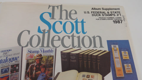 Scott 1987 Federal & State Duck Stamps Supplement 1 United States 115S087